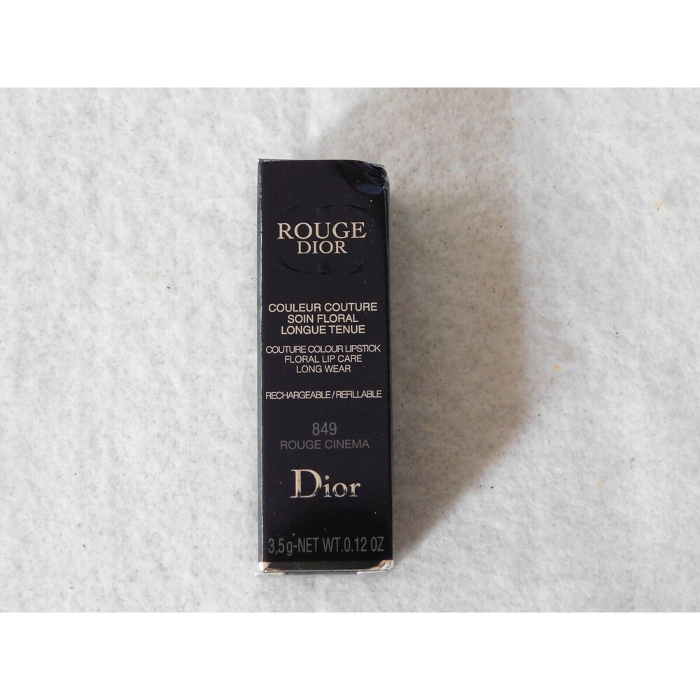Dior Rouge Dior Couture Color Lipstick Long Wear 849 Rouge Cinema 0.12 oz